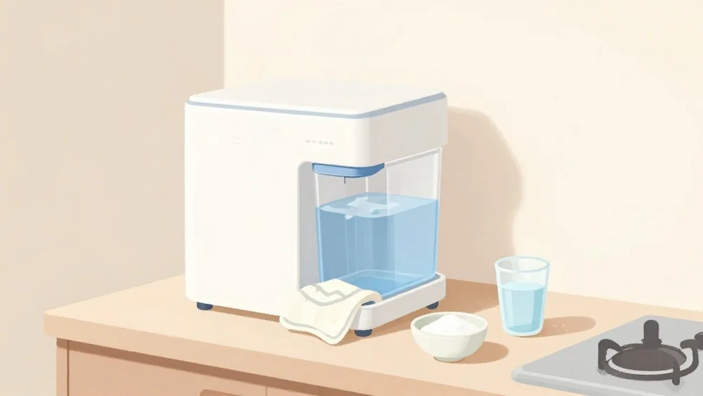 使い終わったらタンクの水を抜いて乾かす。この1分がにおいとぬめりを防ぐ（イメージ画像）